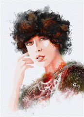 Brunette portrait