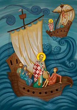 Saint Nicholas saving from shipwreck