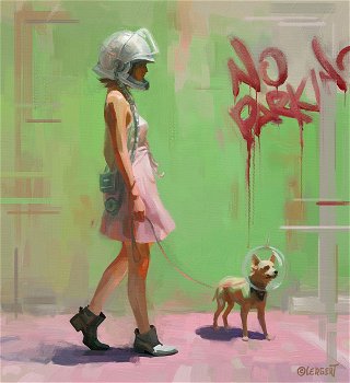 The girl with the dog - DTIYS Challenge