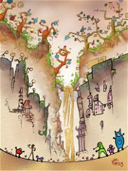Golden Waterfall