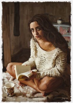 Lady with Book