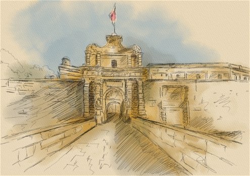Mdina Gates Malta