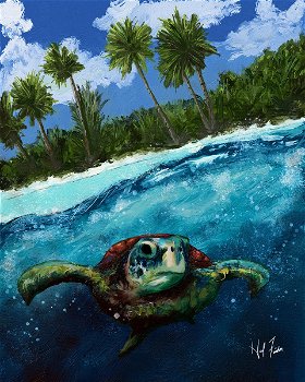 Sea Turtle in Paradise