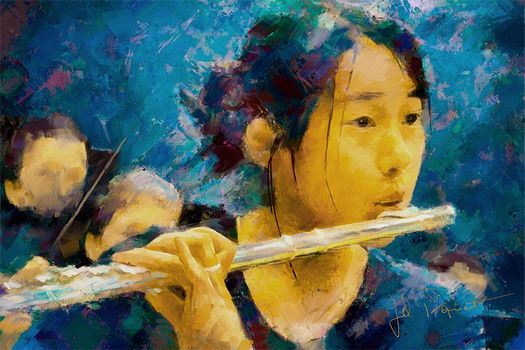 Joueuse de flute
