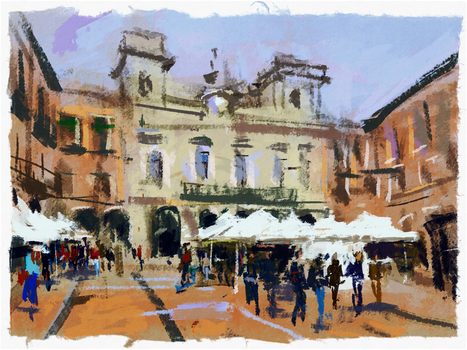 Market Avila Spain