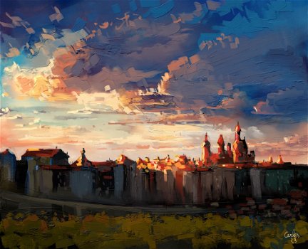 Prague cityscape